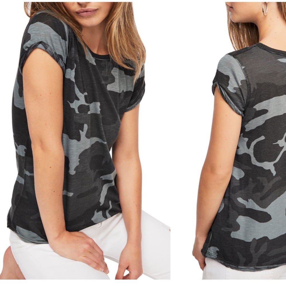 Free people Black Camo